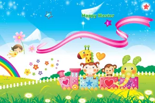 六一儿童节背景素材