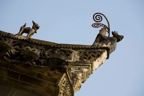 安徽歙县棠樾风光图片-第7张