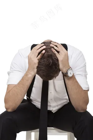 抱头痛苦的人物素材高清图片