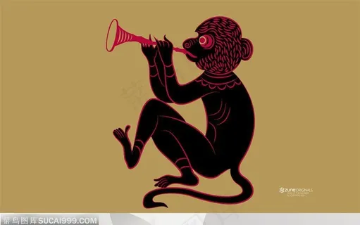 中国十二生肖-猴