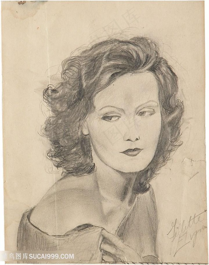 美国美人手绘美女艺术装饰画