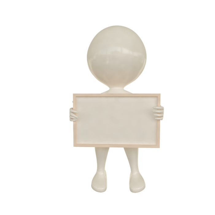 3D商务小人合作火柴人办公白领团队小黑人元素PNG设计素材模板