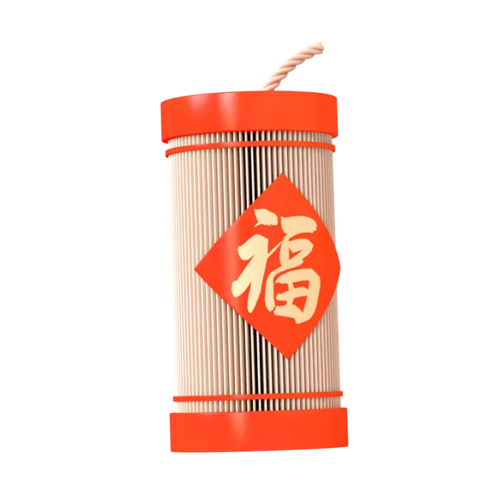 新年元素素材红色喜庆新春兔年