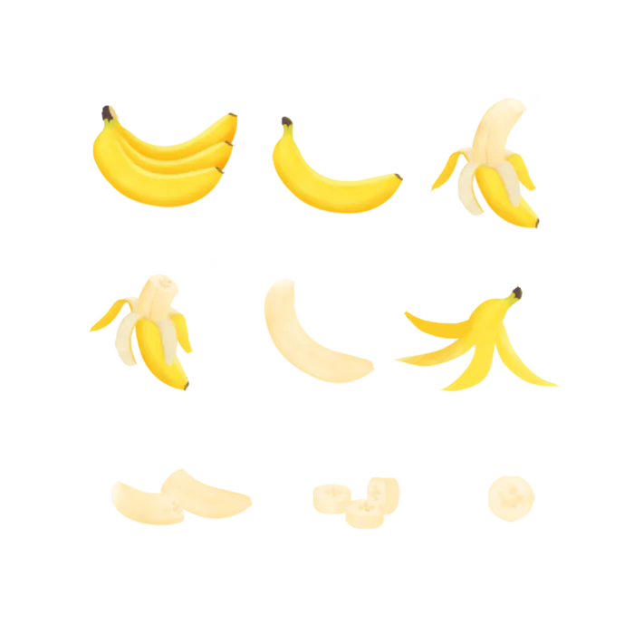 香蕉套图免扣卡通 
