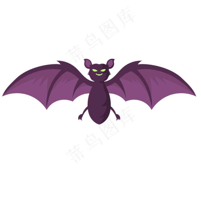 万圣节节日元素蝙蝠