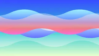 极简剪纸波浪弥散光渐变背景图设计素材