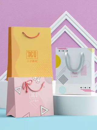 包装智能贴图样机VI效果PSD素材