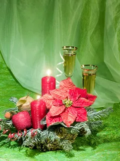 圣诞烛光素材图片下载