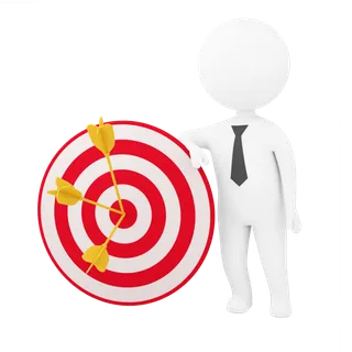 3D商务小人合作火柴人办公白领团队小黑人元素PNG设计素材模板