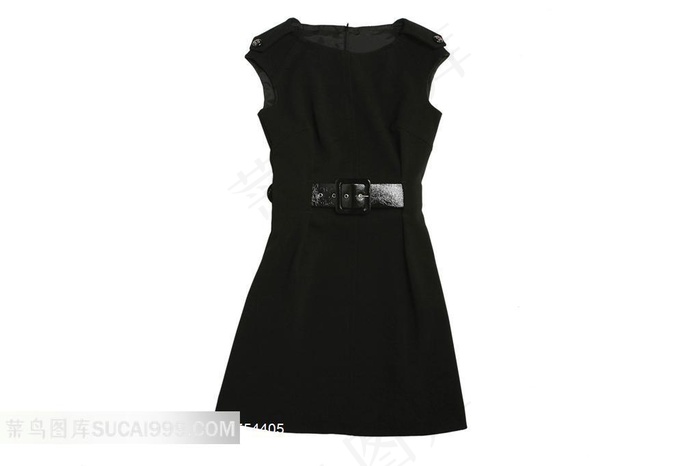 系腰带的女士裙子