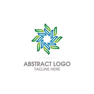 图标标识标志立体几何图形企业商标VI品牌LOGO设计模板AI矢量素材