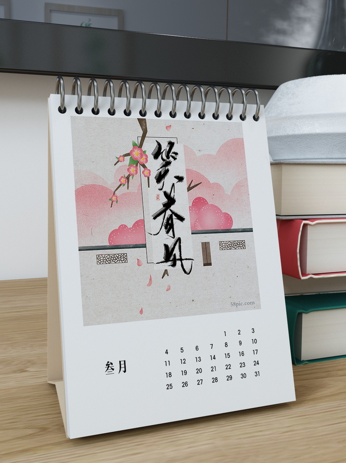 中国风国潮新春春节包装样机模板