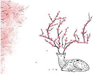 中国山水画水墨图案素材45