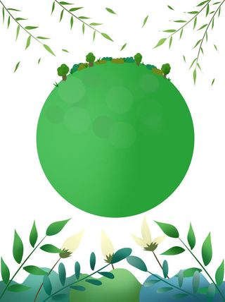 高清创意绿色环保背景图片公益海报展板宣传PSD分层平面设计素材