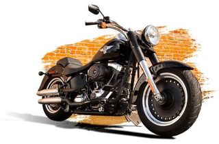 哈雷戴维森摩托车 PNG免抠