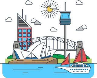 威尼斯映像卡通简笔