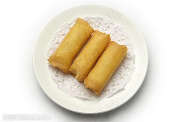 粤式点心-金色的春卷