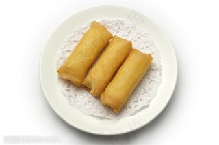 粤式点心-金色的春卷
