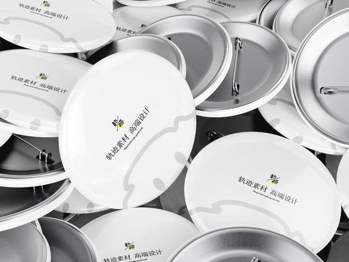 高端文创艺术品牌徽章VI样机psd模版下载