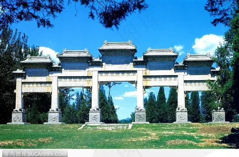 明十三陵-石牌坊 明十三陵-石牌坊