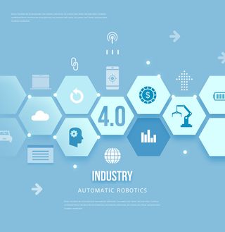 现代科技时代化背景PSD素材