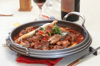 参汤炖黑山羊 (4)