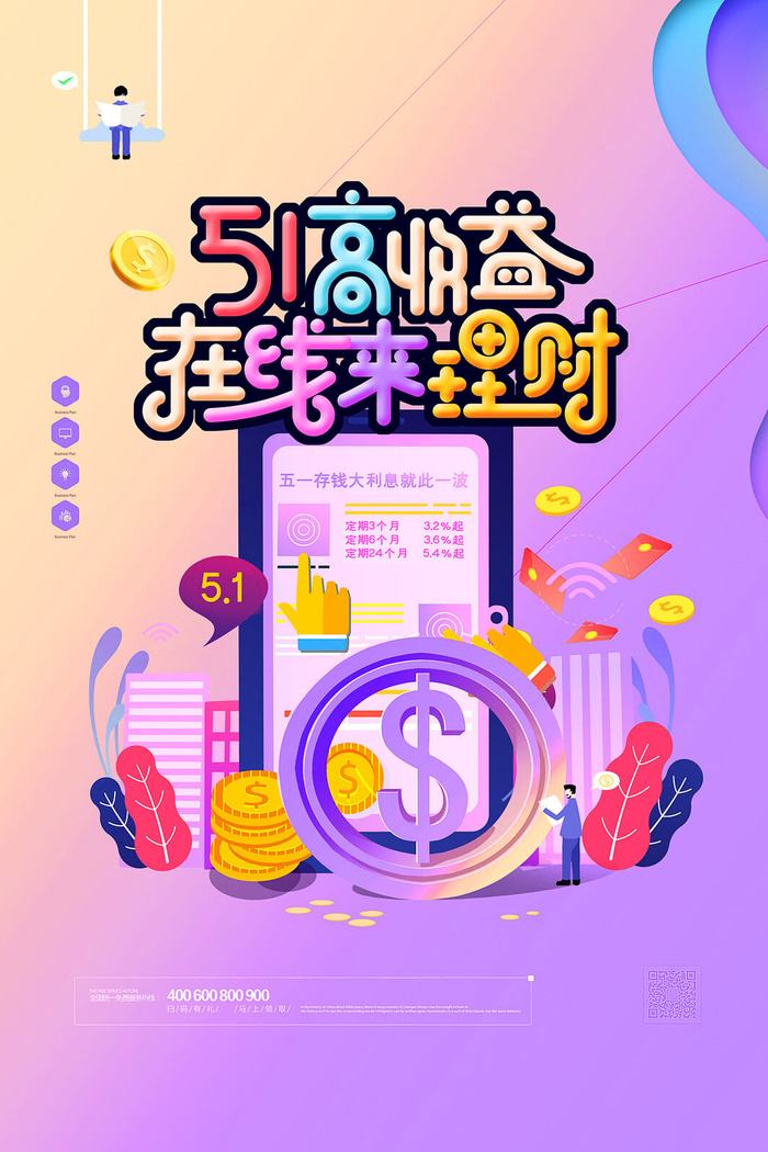 五一51劳动节商场电商活动宣传促销折扣海报展板PSD设计素材