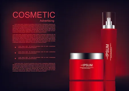 设计化妆品样品素材