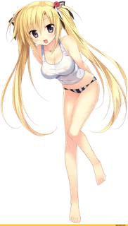 沙滩女孩素材简笔卡通