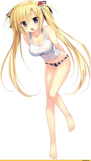 沙滩女孩素材简笔卡通