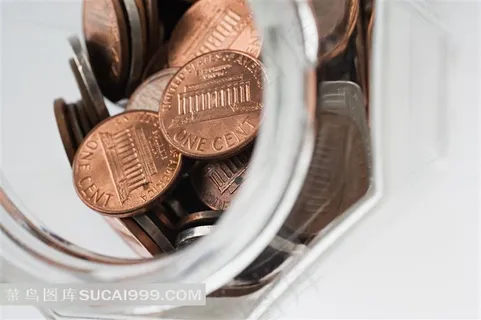 玻璃瓶里的硬币