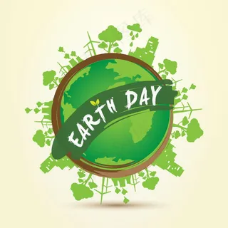 世界地球日标志图片