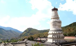 山西旅游-五台山-大白塔