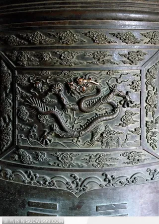 中华传统-威武的飞龙花纹