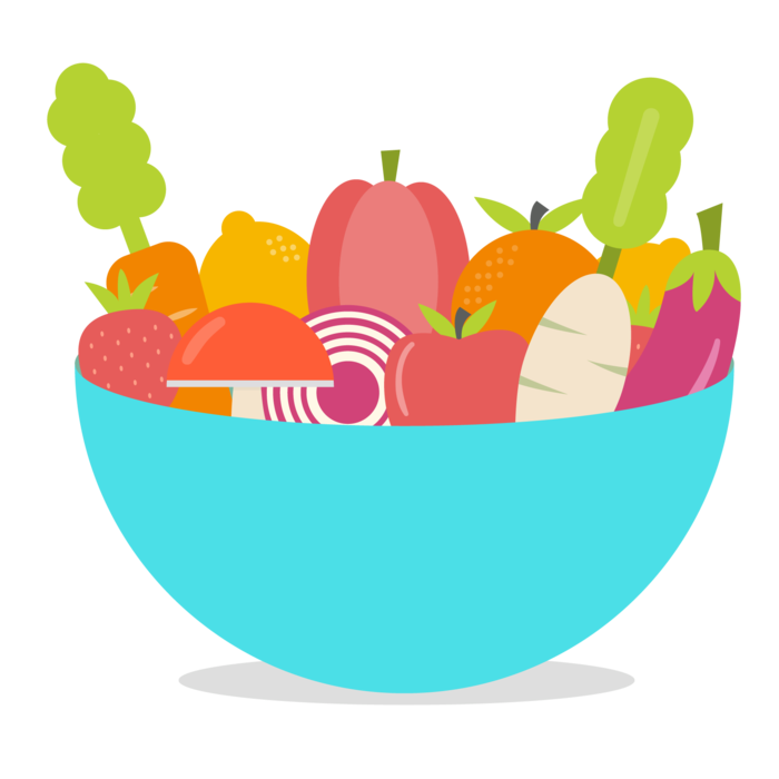 绿色健康蔬菜水果插图