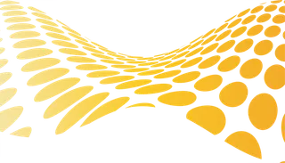 黄色圆形波浪科技kv主视觉素材