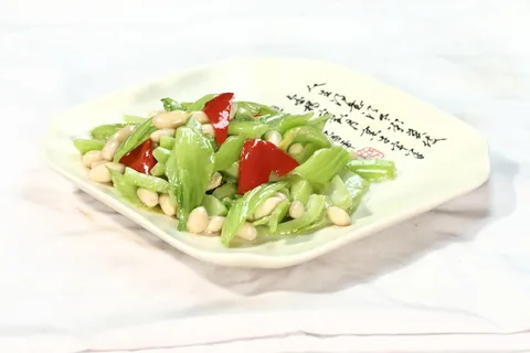 6长寿果炒芥菜-乡村小镇