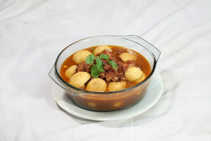 15卤鸡蛋炖排骨 一篓油