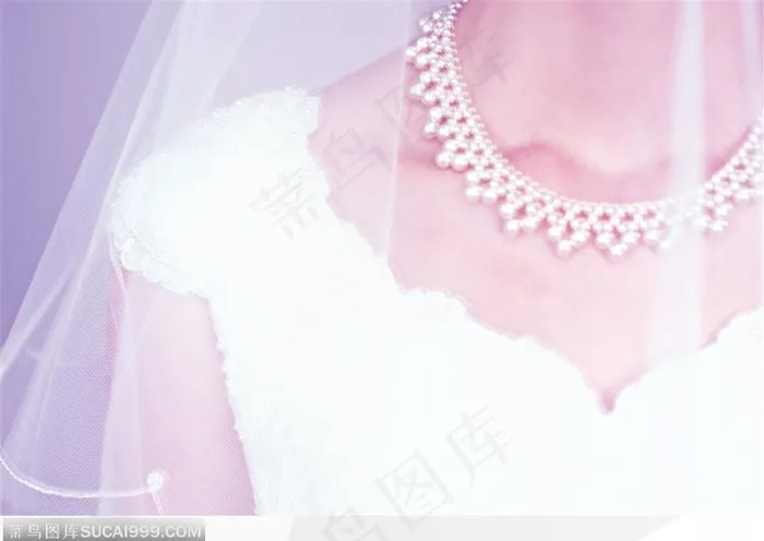 婚礼物语-新娘的脖子特写