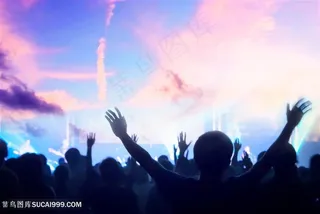 大型演唱会现场观众高清图