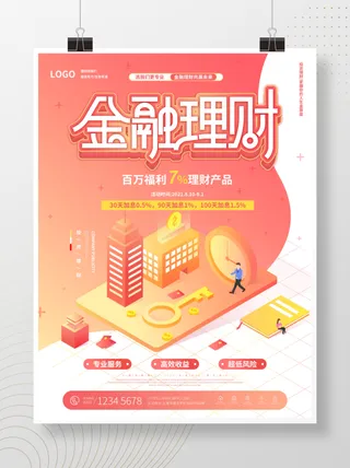 金融理财海报