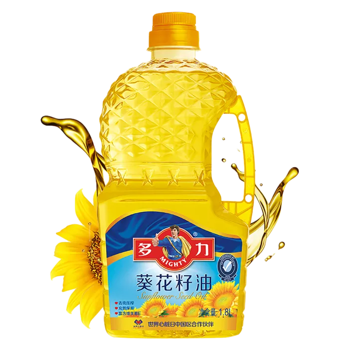 多力葵花籽油1.8升超市商品白底图免抠实物摄影png格式图片透明底