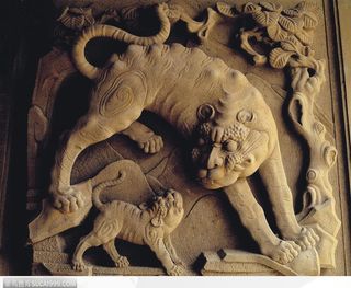 典藏文化-威武的豹子