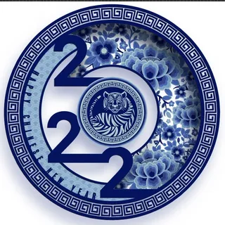 设计创造新年虎年2022素材