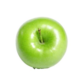 青苹果 (5)水果超市商品白底图免抠实物摄影png格式图片透明底