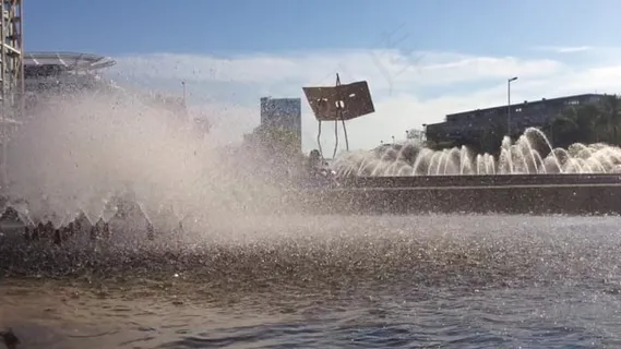 水, 喷泉, 公园, 夏天, 户外的, 溅, 城市
