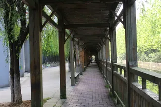 幽静无人的长廊