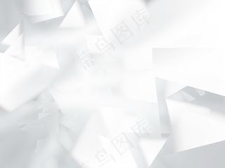 灰白色立体几何背景图片