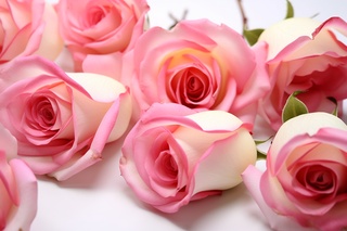 红袖玫瑰花细节特写摄影图