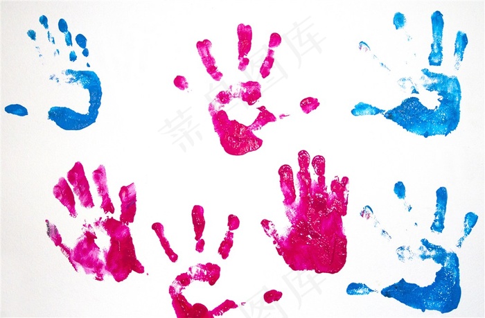 手掌颜料高清图片